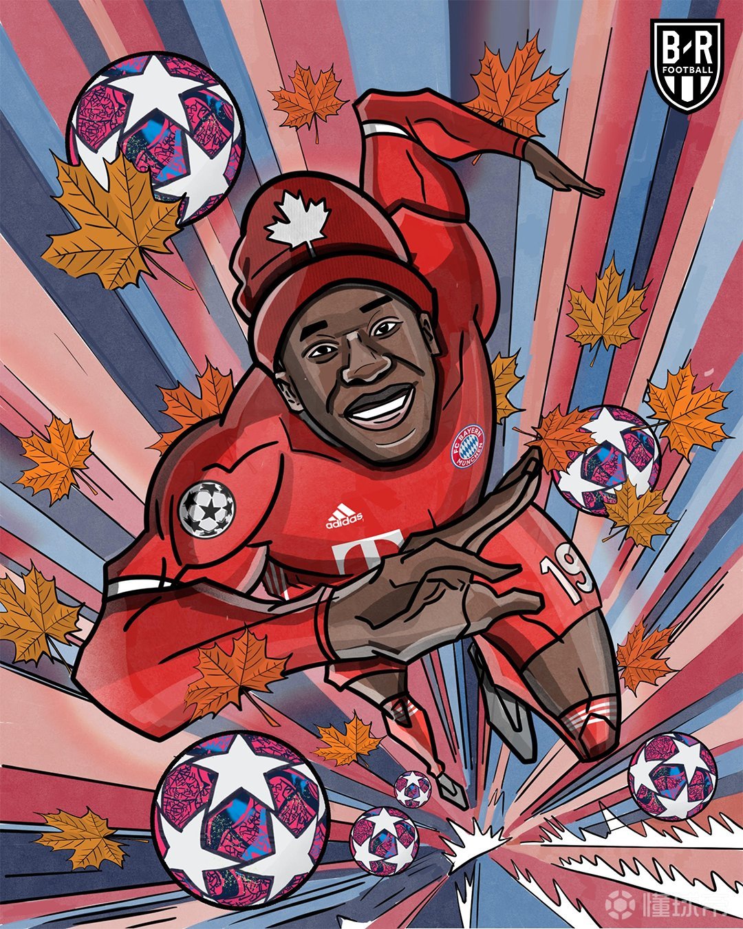 飞翔的加拿大人阿方索将成为首位登上欧冠决赛舞台