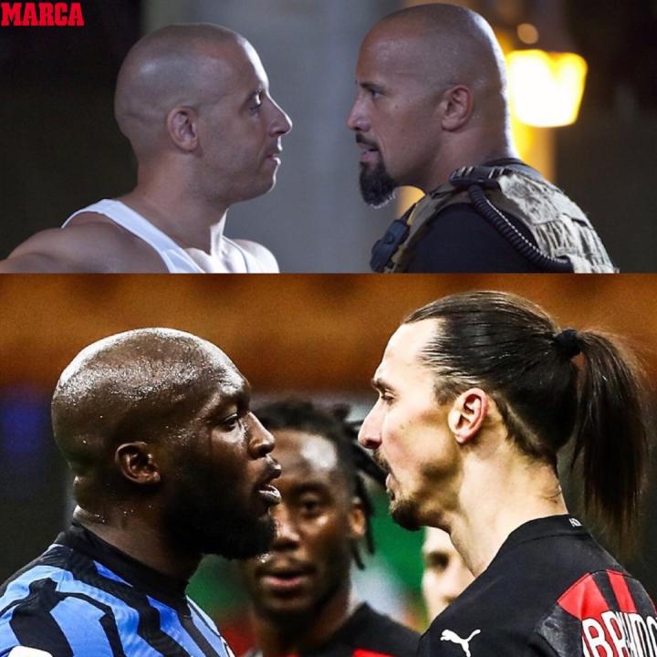 外媒调侃卢卡库与伊布顶牛:有金刚大战哥斯拉内味了