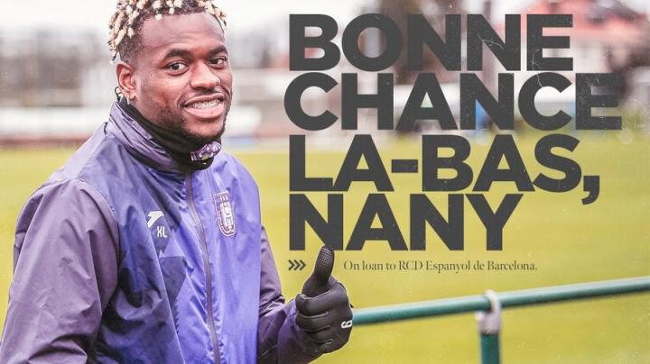 官方:西班牙人租借安德莱赫特前锋迪马塔