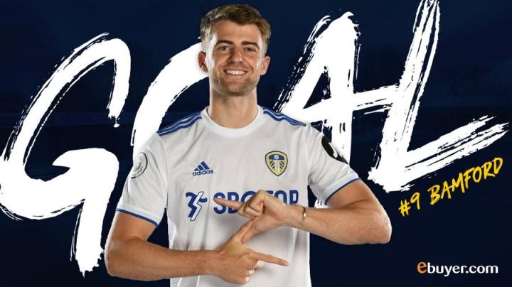 在当地时间周一利兹联主场与水晶宫的英超联赛,班福德取得了进球.