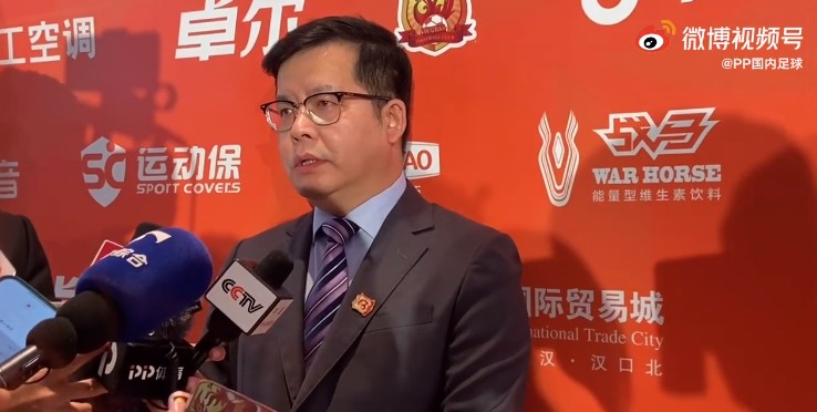 图片来源:pp国内足球微博卓尔董事长田旭东接受媒体采访时透露:卓尔