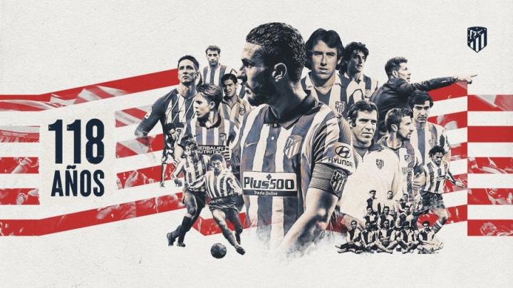 俱乐部成立118周年,马竞官方发布海报纪念