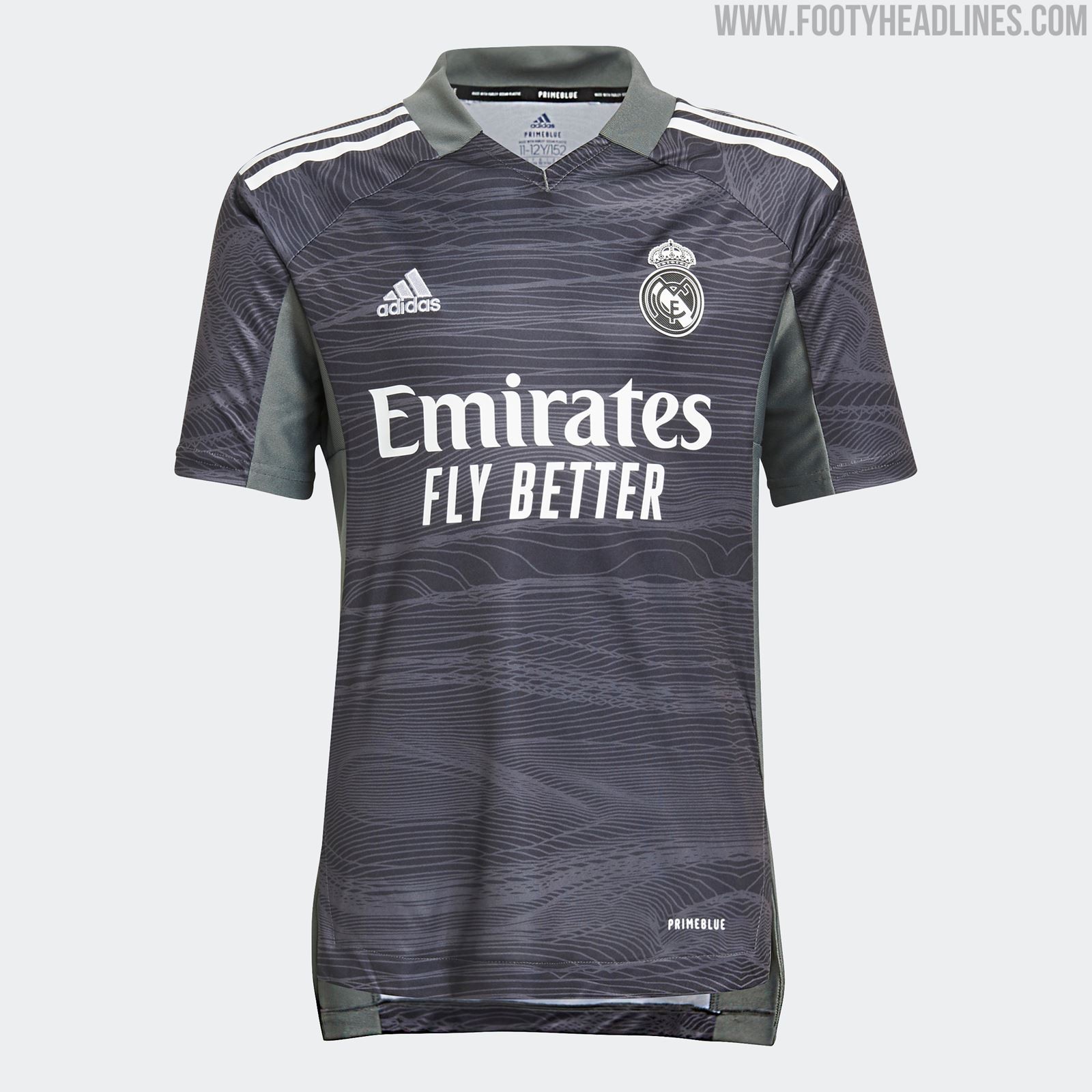 皇马今日发布了2021-22新赛季的球衣,其中的门将服是帅气的黑色配色.