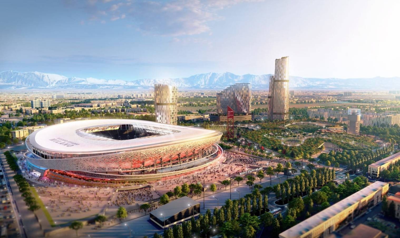 都体:由于此前的谈判停滞,米兰考虑建一个只属于自己的球场