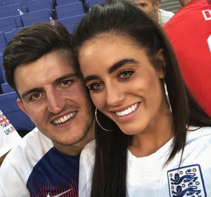 哈里-凯恩的妻子凯特-凯恩,皮克福德的妻子梅根-戴维森,马奎尔的