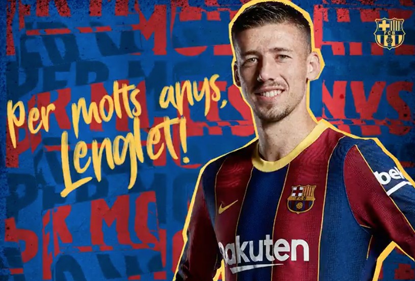 朗格莱迎来26岁生日巴萨官方送上祝福