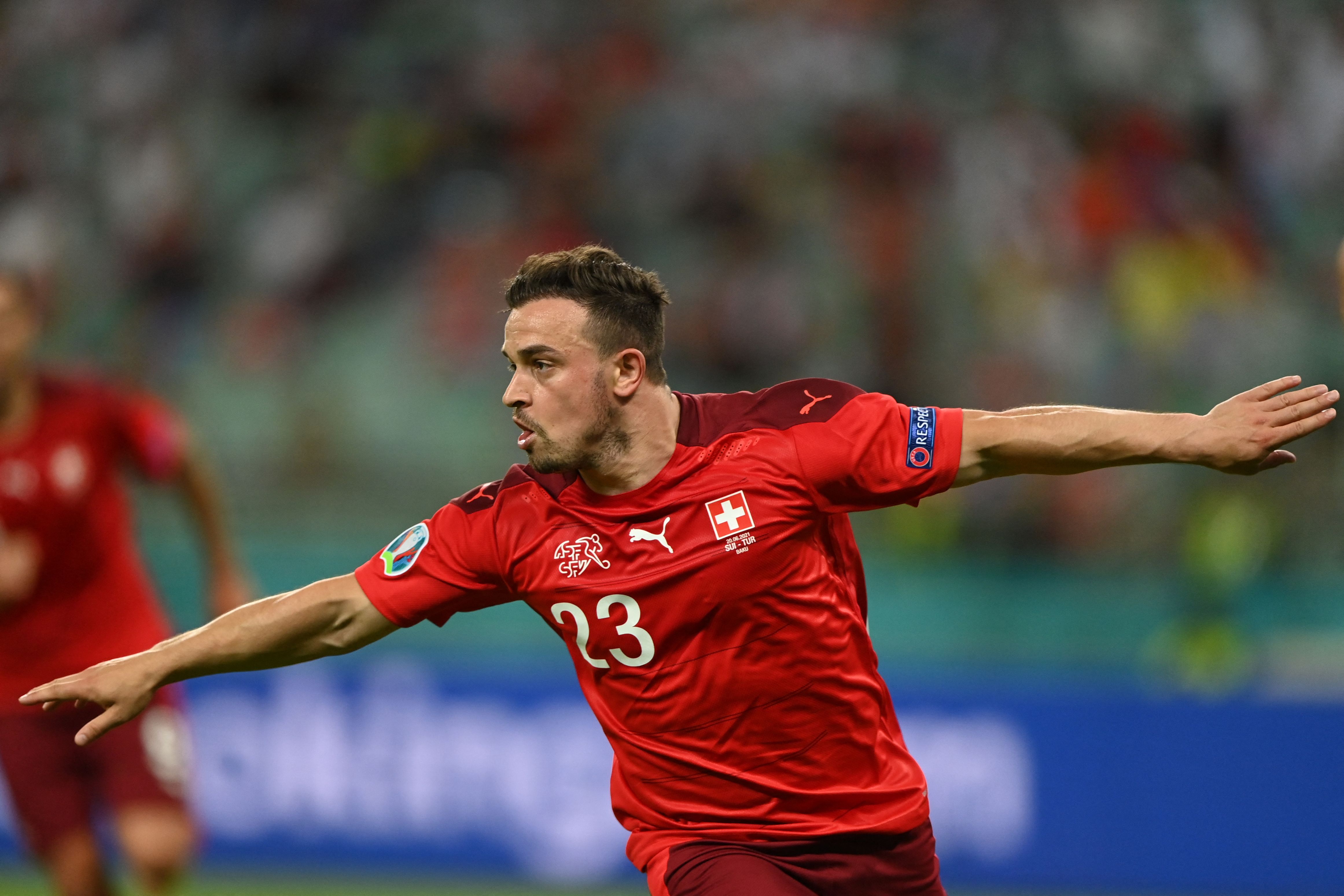 7球沙奇里成为瑞士在欧洲杯和世界杯中的历史射手王