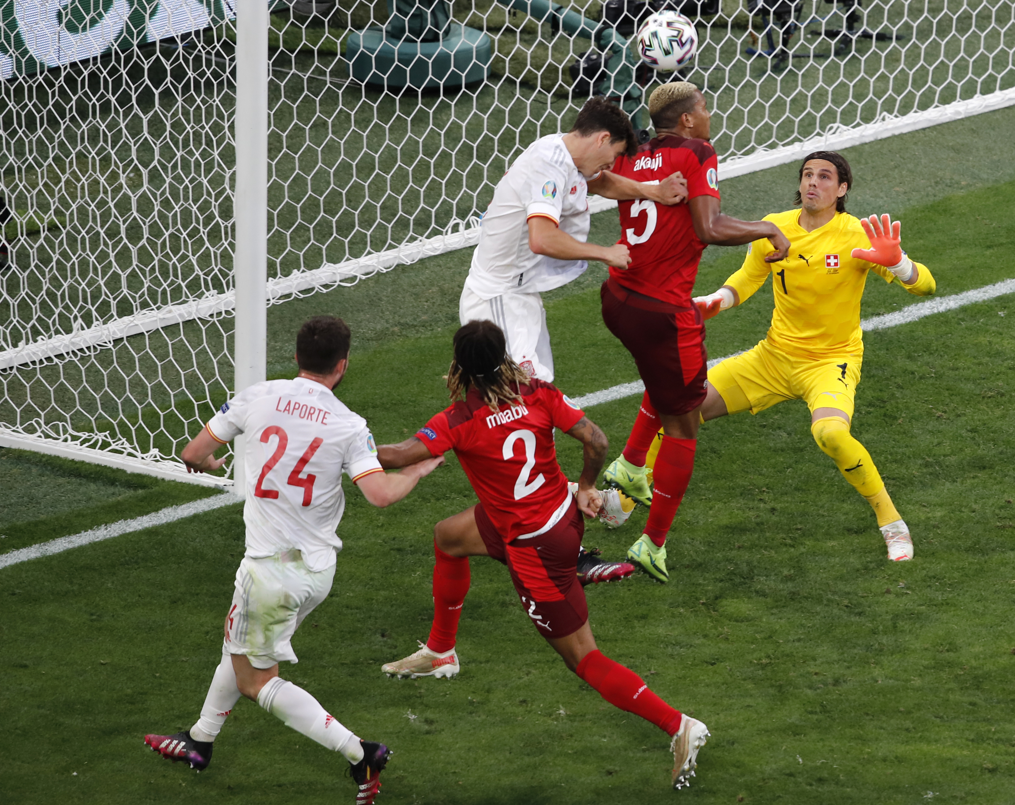 对阵西班牙,瑞士3名球员的防守数据创本届欧洲杯单场新高