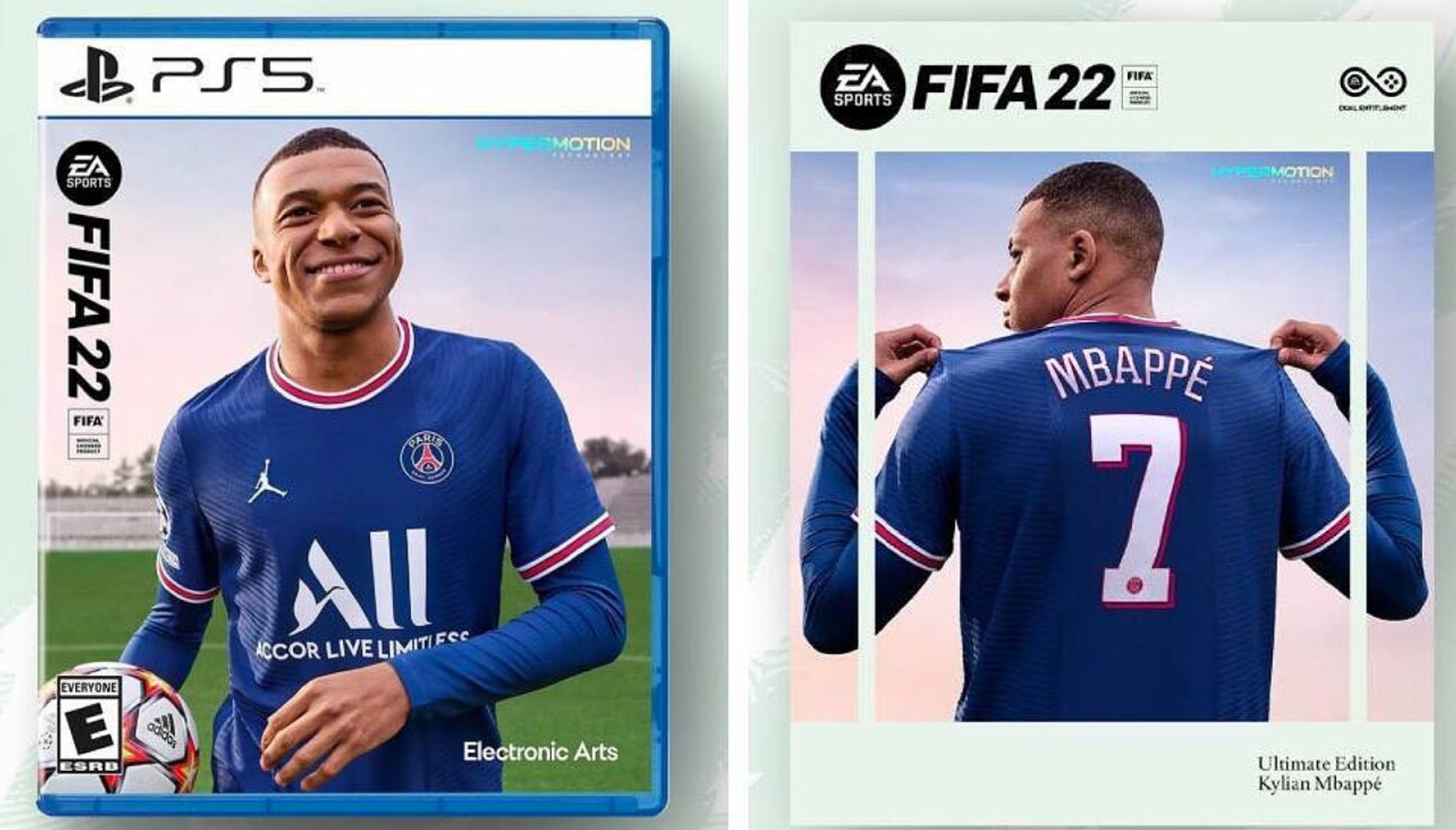 FIFA22公布游戏封面照，姆巴佩连续第二年成为封面球星_PP视频体育频道