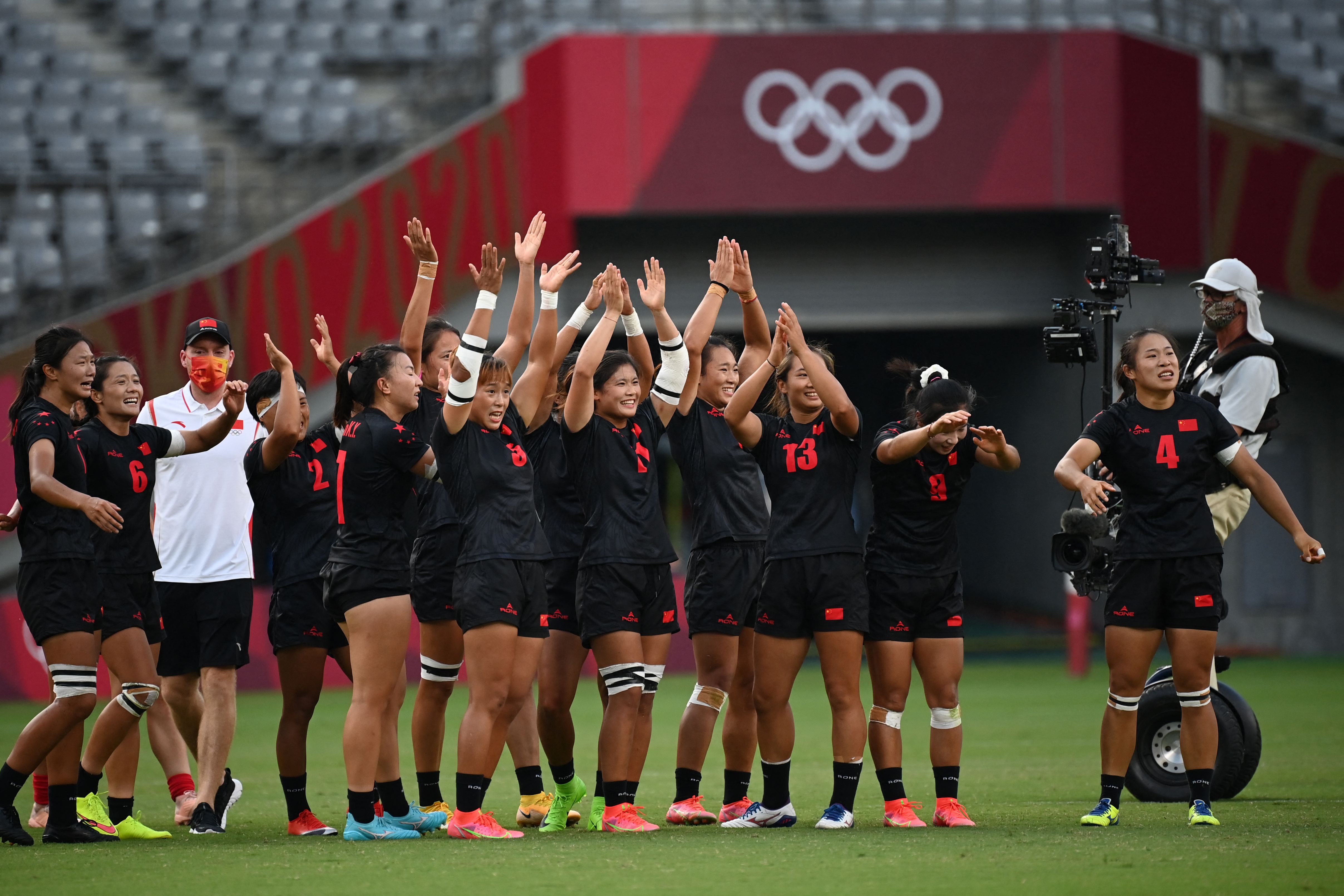 中国女子七人制橄榄球击败俄罗斯队夺得第七名创最佳战绩