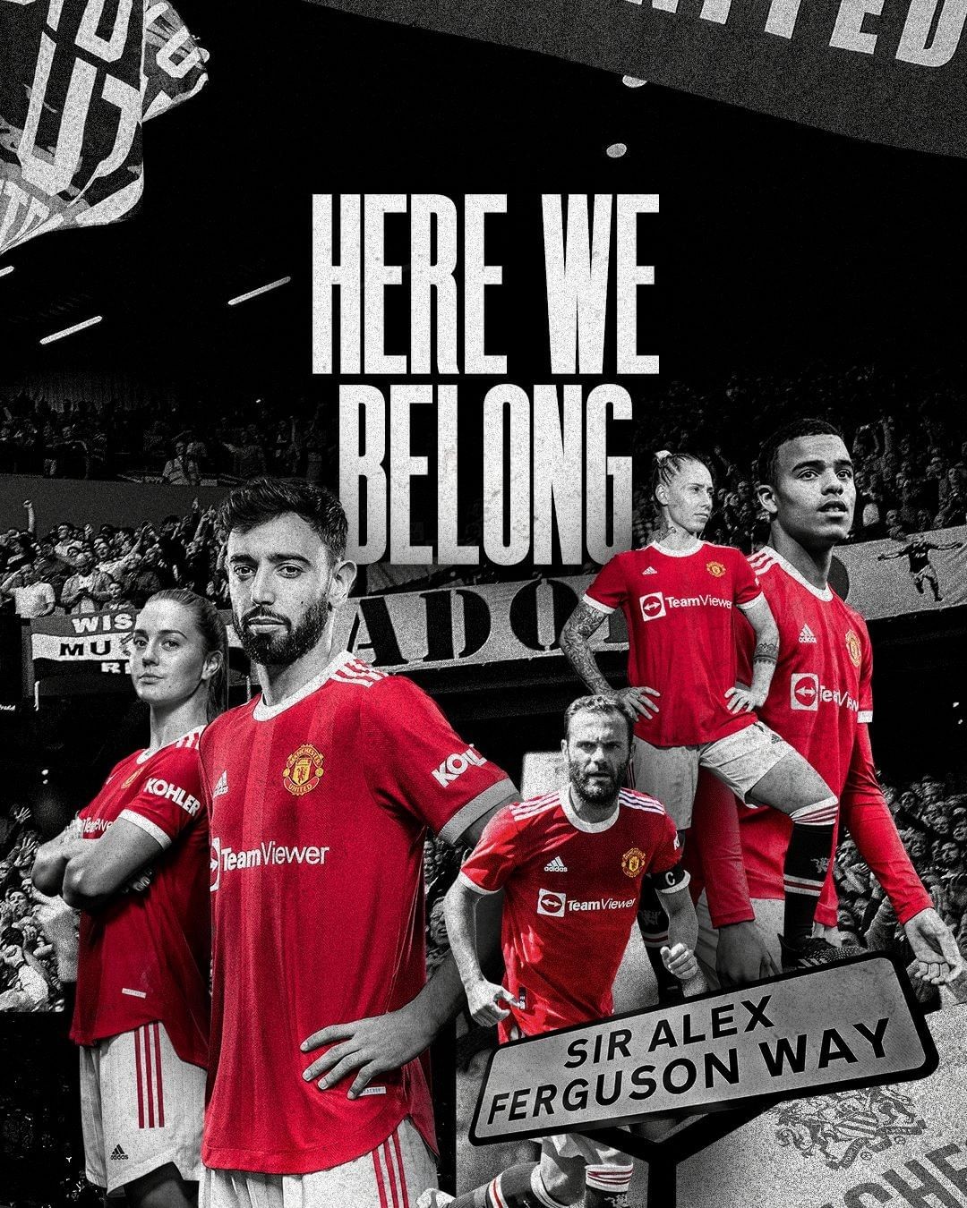 英超首轮主场作战曼联官方发布海报这里是梦剧场