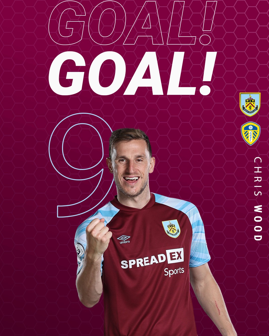 里程碑,伯恩利前锋克里斯-伍德打入英超历史第30000球