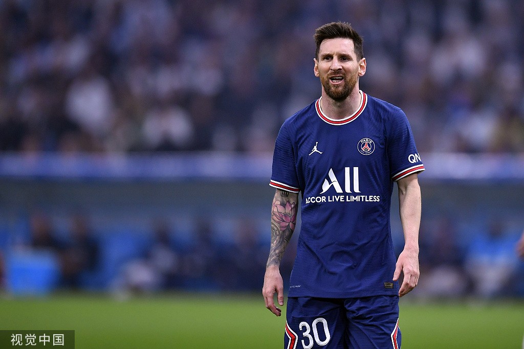 波切蒂诺梅西的肌肉有些不适我们会在明天决定他能否上场