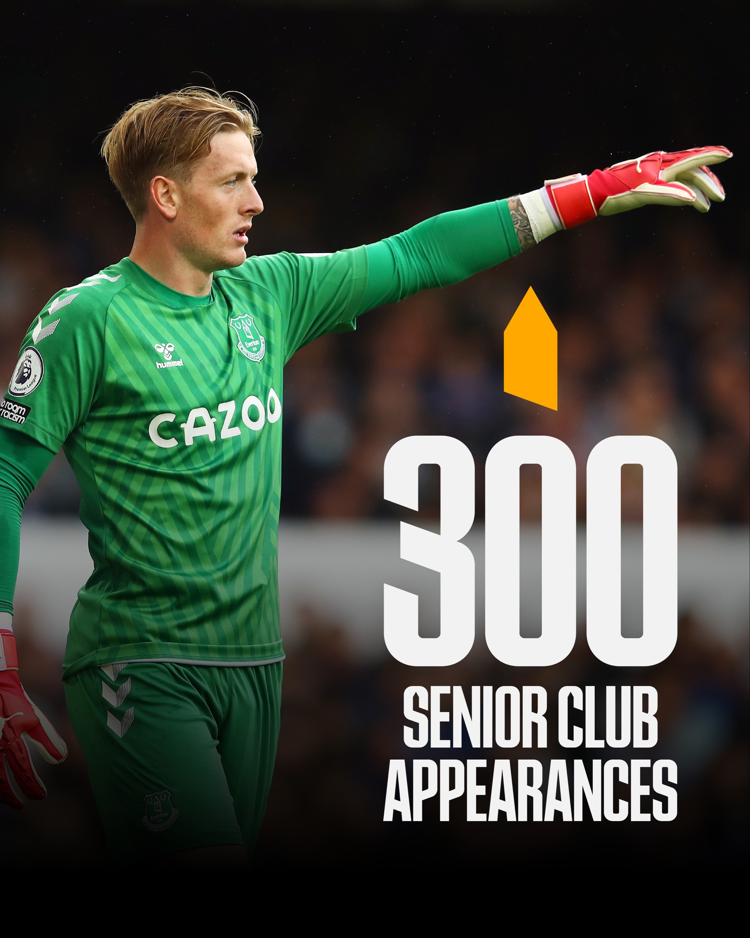 里程碑,皮克福德迎来职业生涯第300次出场