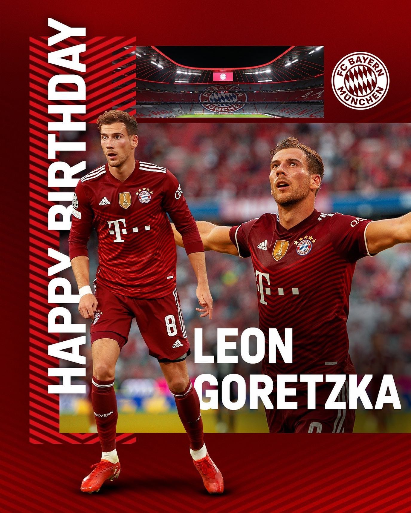 生日快乐拜仁官方晒照为格雷茨卡庆生