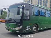 国安新能源大巴驰援工体  明日主场迎战玉昆
