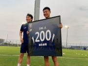  钟晋宝达成俱乐部200场里程碑