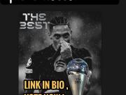 拉菲尼亚入围FIFA最佳妻子社媒力挺重燃金球梦想