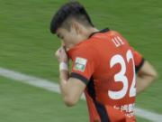 李帅带伤坚守海港后防线