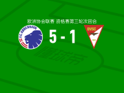 哥本哈根5-1大胜德布勒森，埃尔尤努西两球，科内柳斯梅开二度