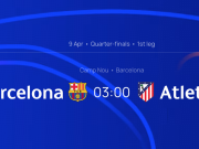 新规则，马竞淘汰热刺承接其排名，1/4决赛战巴萨先客后主