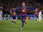 两射两传+造点，拉菲尼亚当选本周欧冠最佳球员