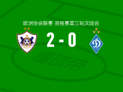 卡拉巴赫2-0基辅迪纳摩，穆阿迪卜破门，卡什丘克锁定胜局