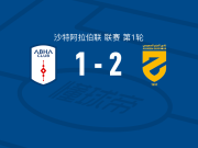 哈森姆2-1艾卜哈，艾哈迈德-沙姆拉尼1射1传，阿卜杜勒-杜瓦希破门