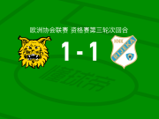伊尔韦斯1-1里耶卡，巴拉诺夫破门，拉西卡斯扳平比分