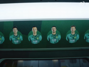 给球迷的惊喜，北京地铁3号线推出国安球员专列