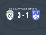 波罗尼3-1MFK巴耶卡，Jakub Michlik两球，亚历山大-洛马托夫破门