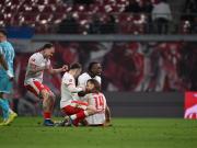 莱比锡5-0霍芬海姆，鲍姆加特纳、格鲁达双响，亨里希斯破门