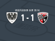 明斯特普鲁士1-1因戈尔施塔特，瑞安-约翰松破僵，埃姆雷-居尔扳平