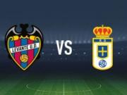 半场战报：莱万特2-2皇家奥维耶多，卡洛斯-埃斯皮梅开二度，比尼亚斯点射、伊利亚斯-沙伊拉破门