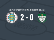 坎昆2-0杜兰戈，José Rodríguez破门，特雷霍锁定胜局