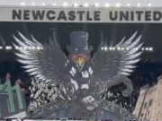 喜鹊大战黑猫，主场战桑德兰纽卡主场展示巨型震撼tifo