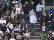 无心观战，部分热刺球迷在比赛第72分钟提前退场