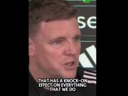 名记：纽卡夏窗花了2.77亿镑，输球后埃迪-豪还抱怨俱乐部收入