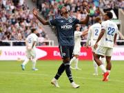纽卡1-1斯特拉斯堡，奥苏拉、亚辛破门，奇尔韦尔、威洛克伤退