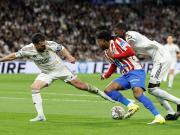 半场：皇马0-1马竞，卢克曼破门，朱利亚诺-西蒙尼脚后跟助攻