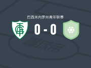 米内罗美洲U20 0-0贝蒂姆FC青年队，平分秋色