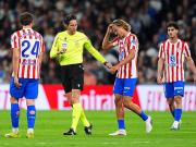 马竞官方抗议马德里德比判罚：飞身踢人不是犯规？跳水也不吹