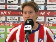 李刚仁：在替补席上时，希门尼斯和穆索就说我会上场并进球