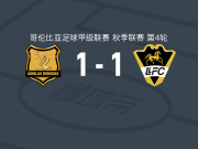 里奥内格罗老鹰1-1利亚内罗斯，霍埃尔-孔特雷拉斯先拔头筹，里卡多-马克斯扳平比分
