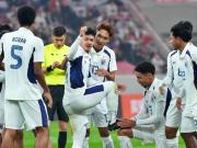  泰国U23国脚马玛：射门瞬间我以为皮球会偏出，能进球很开心