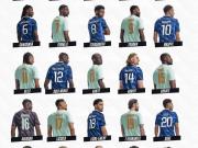 法国队球衣号码：姆巴佩10号，马库斯-图拉姆9号