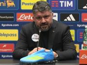 加图索：上半场我们应该多找前锋；必须感谢巴斯托尼