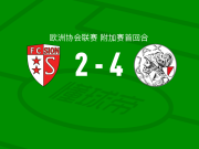 阿贾克斯4-2逆转锡永，克拉森破门，阿罗科达雷替补1传1射