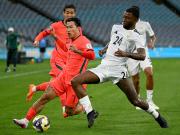  国足2-0库拉索全场数据：控球率35%-65%，射正3-0