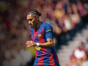 巴萨官方：拉菲尼亚右大腿股二头肌受伤，预计缺阵大约五周